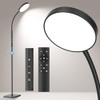LANONANY LED FLOOR LAMP HEIGHT ADJUSTABLE LIVING ROOM - BLACK