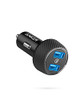 ANKER CAR CHARGER, QUICK CHARGE 3.0 39W DUAL USB DC 5V 3A / 9V 2A A2225 - BLACK