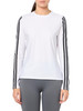 ADIDAS WOMEN'S ULTIMATE365 TWISTKNIT LONG SLEEVE SHIRT - SIZE: WOMEN L - WHITE New