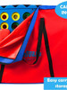 GIANTVILLE GIANT 4 IN A ROW CONNECT GAME JR. STORAGE CARRY BAG - RED/BLUE