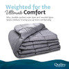Quility Weighted Blanket for Adults - 20 LB Queen Size Heavy Blanket New