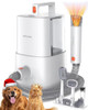 SIMPLEWAY DOG VACUUM GROOMING KIT FOR SHEDDING: 2.5L PROFESSIONAL HAIR CLIPPERS