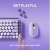 Logitech POP MECHANICAL KEYBOARD WITH CUSTOM EMOJI KEYS, USB, BLUETOOTH COSMOS New