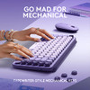 Logitech POP MECHANICAL KEYBOARD WITH CUSTOM EMOJI KEYS, USB, BLUETOOTH COSMOS New
