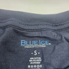 BLUE ICE MENS CHARCOAL LONG SLEEVE STRETCH HENLEY SHIRT SIZE: MEN S - NAVY New
