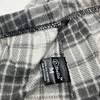 BELLO WOMEN'S EXTRA SOFT FLEECE PAJAMAS PANTS SIZE: WOMEN M - BLACK/WHITE PLAID New