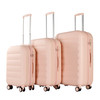 LIOR 3-PIECE LIOR LUGGAGE SET WITH TSA LOCKS, 20", 24" & 28" - PINK LIOR 3-PIECE LIOR LUGGAGE SET WITH TSA LOCKS, 20", 24" & 28" - PINK