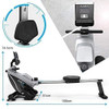 BLUEFIN FITNESS ROWER MACHINE BLADE HOME GYM FOLDABLE MAGNETIC - BLACK & GREY