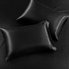SiinvdaBZX 4Pcs Satin Sheet Set Queen Size Ultra Silky Soft Black Satin New SiinvdaBZX 4Pcs Satin Sheet Set Queen Size Ultra Silky Soft Black Satin New