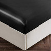 SiinvdaBZX 4Pcs Satin Sheet Set Queen Size Ultra Silky Soft Black Satin New SiinvdaBZX 4Pcs Satin Sheet Set Queen Size Ultra Silky Soft Black Satin New