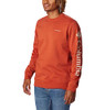 1957931 Columbia Men's Trek Crew CSC Sleeve Logo Warp Red L New