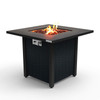 SereneLife Outdoor Propane Fire Pit Table-CSA Approved Safe 40,000 BTU