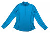 ARC'TERYX DELTA LT ZIP WOMEN'S MIRCO GRID PULLOVER JACKET - SIZE: M - TEAL BLUE New