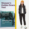MARMOT WOMEN'S GUIDE DOWN VEST - SIZE: WOMEN L - BLACK New