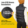 MARMOT WOMEN'S GUIDE DOWN VEST - SIZE: WOMEN L - BLACK New