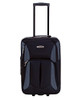 ROCKLAND FASHION SOFTSIDE UPRIGHT LUGGAGE SET 2 PIECE SET (14/19) - BLACK/GRAY New