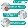 KIDCO RETRACTABLE SAFEWAY GATE MESH FOR CHILD PROTECTION - WHITE