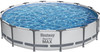 BESTWAY STEEL PRO MAX 14' X 33" ROUND ABOVE GROUND POOL SET 56597E - GRAY