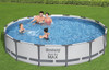 BESTWAY STEEL PRO MAX 14' X 33" ROUND ABOVE GROUND POOL SET 56597E - GRAY