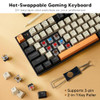 RED DRAGON WIRED MECHANICAL GAMING KEYBOARD, K636CLO - BLACK/WHITE