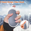 BESKAR RECHARGEABLE HAND WARMER, 5200MAH ELECTRIC HAND HEATER - GRAY