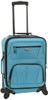 Rockland Pasadena Softside Spinner Wheel Luggage, Carry-On 20-Inch, Turquoise New
