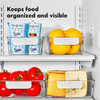 OXO 8PC BIN FRIDGE STARTER SET VARIOUS SIZES 23209500 - CLEAR/WHITE New