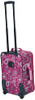 ROCKLAND FASHION SOFTSIDE UPRIGHT LUGGAGE EXPANDABLE WHEEL F102 - PINK BANDANA New