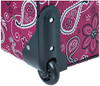 ROCKLAND FASHION SOFTSIDE UPRIGHT LUGGAGE EXPANDABLE WHEEL F102 - PINK BANDANA New