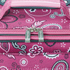 ROCKLAND FASHION SOFTSIDE UPRIGHT LUGGAGE EXPANDABLE WHEEL F102 - PINK BANDANA New