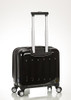 ROCKLAND REVOLUTION HARDSIDE ROLLING COMPUTER CASE, CARRY ON, 17", BF29 - BLACK New