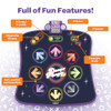 JoyBerri Dance Mat Electronic Light Up - with 8 Levels & Songs New