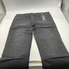 7GROOVE MEN'S JEANS STRAIGHT DENIM - SIZE: MEN 36/32 - BLACK WASHED New