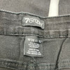 7GROOVE MEN'S JEANS STRAIGHT DENIM - SIZE: MEN 36/32 - BLACK WASHED New