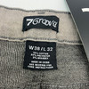 7GROOVE MEN'S JEANS STRAIGHT DENIM - SIZE: MEN 38/32 - LT. GRAY New