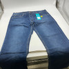 7GROOVE MEN'S JEANS STRAIGHT DENIM - SIZE: MEN 38/30 - DARK INDIGO New