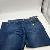 7GROOVE MEN'S JEANS STRAIGHT DENIM - SIZE: MEN 38/30 - DARK INDIGO New