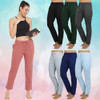 Galaxy by Harvic Women's Loose Fit Lounge Pants - Burgundy (3XL) New