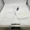 7GROOVE GROOVE MEN'S JEANS STRAIGHT DENIM SLIM FIT - SIZE: MEN 42/32 - WHITE New