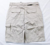 BLU ROCK NEW YORK 10" INSEAM CARGO POCKET W/BELT INCLUDED SHORTS MEN 36 - SAND New