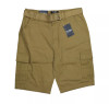 BLU ROCK NEW YORK 10" INSEAM CARGO POCKET W/BELT INCLUDED SHORTS MEN 36 - TIMBER New