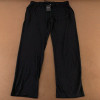 GALAXY BY HARVIC WOMEN'S LOOSE FIT POCKETED CLASSIC LOUNGE PANTS - BLACK - 3XL New