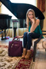 ROCKLAND MELROSE UPRIGHT WHEELED UNDERSEATER LUGGAGE CARRY-ON 16-INCH CHARCOAL New