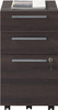 Realspace Trezza 19"D Vertical 3-Drawer Mobile Cabinet 7810538 - Warm Walnut