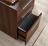 Realspace Trezza 19"D Vertical 3-Drawer Mobile Cabinet 7810538 - Warm Walnut