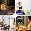 LONGZHUO SMART LED TABLE LAMP SMART SUNRISE ALARM CLOCK BLUETOOTH SPEAKER WHITE