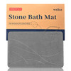 WICOLO STONE BATH MAT,DIATOMACEOUS MAT,ABSORBENT, QUICK DRYING - DARK GRAY WICOLO STONE BATH MAT,DIATOMACEOUS MAT,ABSORBENT, QUICK DRYING - DARK GRAY