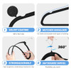 YSSOA VELVET HANGERS 60 PACK NON-SLIP SHOULDER NOTCHES, 360° HKHANGVELVET30BLK