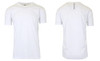 GALAXY BY HARVIC MEN MALE PERFORMANCE ACTIVE SHORT SLEEVE MUSCLE TEE WHITE M New