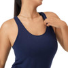 ALLBIRDS WOMEN S NATURAL FLOW STUDIO TANK - SIZE: WOMEN M - TRUE NAVY New